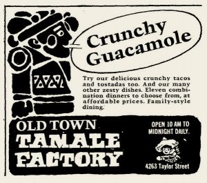 Old Town Tamale Factory ad