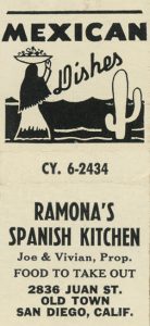 Ramonas Spanish Kitchen Old San Diego
