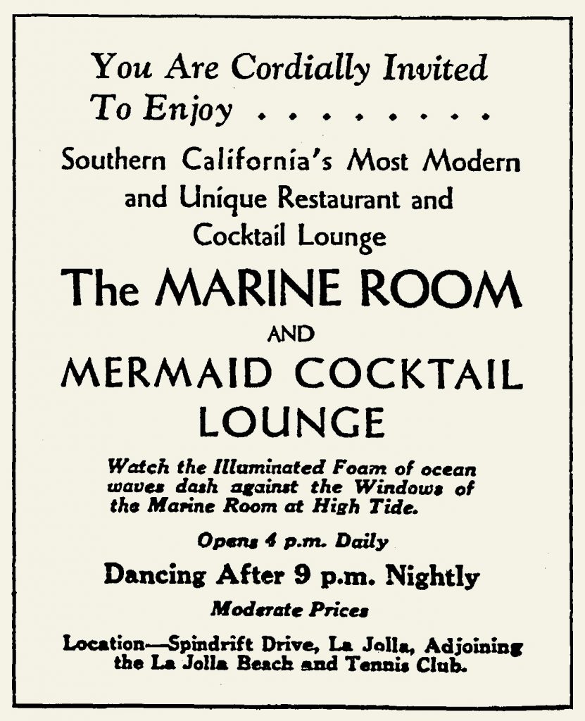 First Marine Room ad