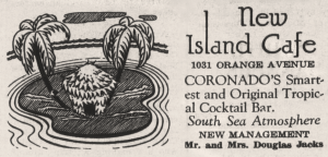 1938 Islands Cafe ad