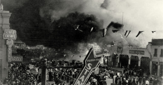 1938 Aloha Club Tijuana fire