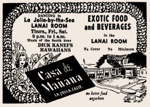 1952 Lanai Room ad