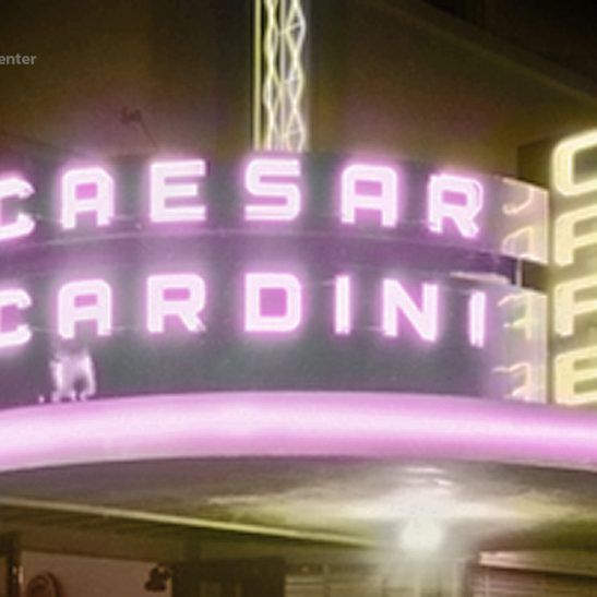 Caesar Cardini Cafe marquee, San Diego, 1936.