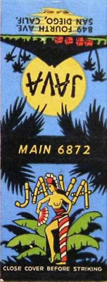 The Java bar, San Diego, 1950