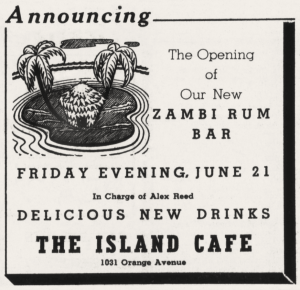 Island Cafe Zambi Rum Bar