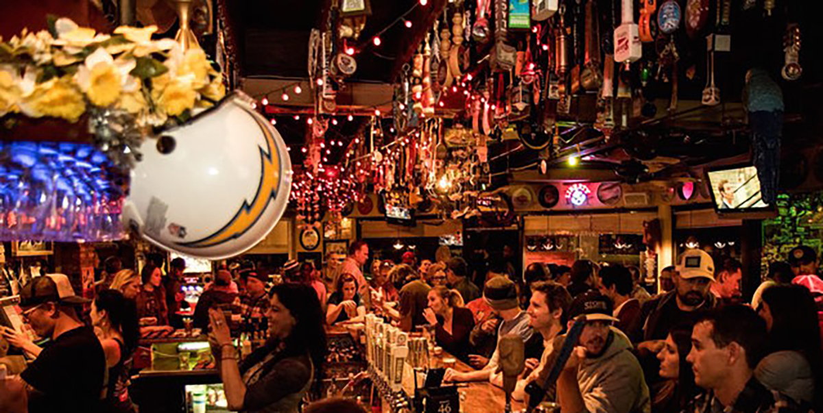 The High Dive Bar interior Classic San Diego