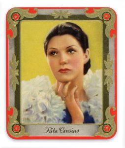 1935 Rita Cansino cigarette card Garbaty 222