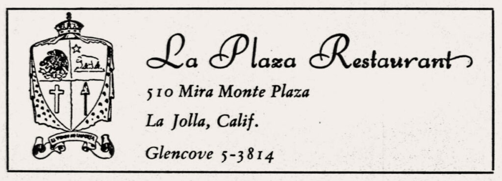 La Plaza restaurant La Jolla