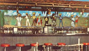 Mexican Village Restaurant cantina, 1960s