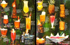 Islands Restaurant cocktail menu 1960s