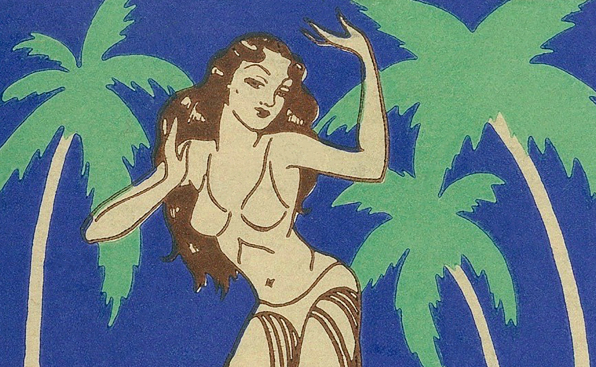The Tropic Cafe hula girl, c1939