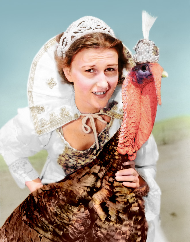 1937 Dottie Richardson, queen of Ramona Turkey Day