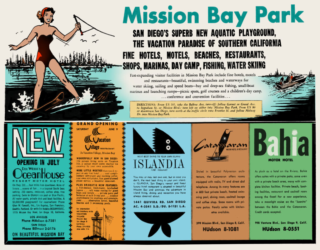 Mission Bay hotel Vacation Village ad