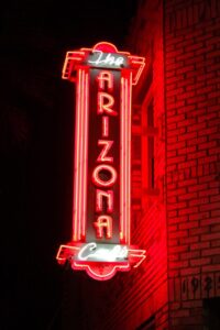 Arizona Cafe neon sign
