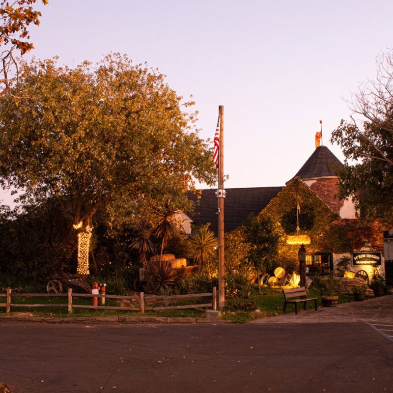 9th Aero Squadron San Diego at dusk