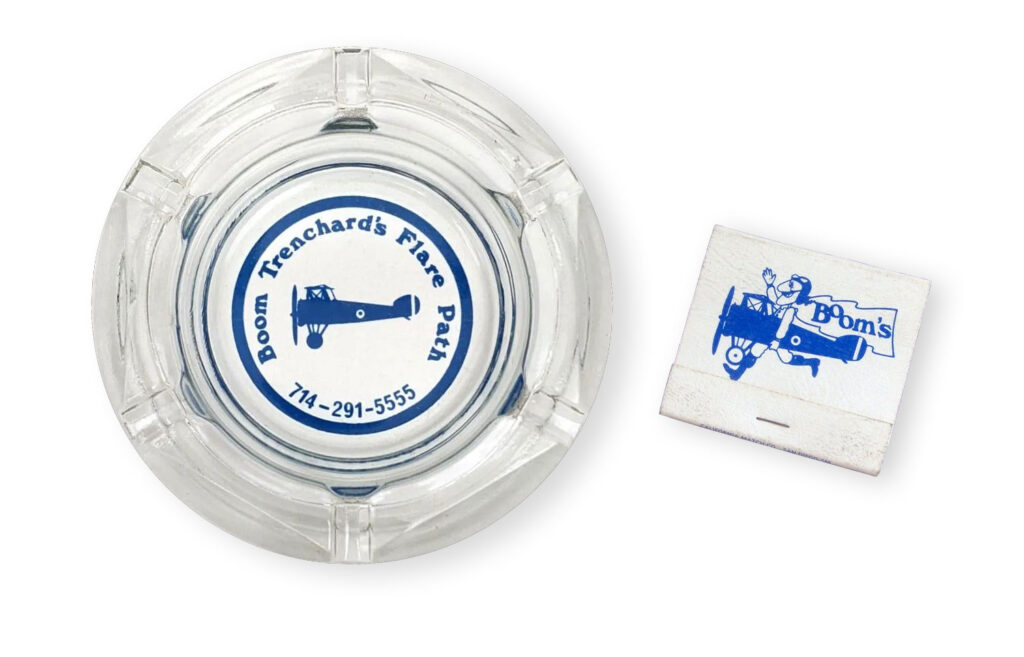 Boom-Trenchard's-ashtray-and-matches