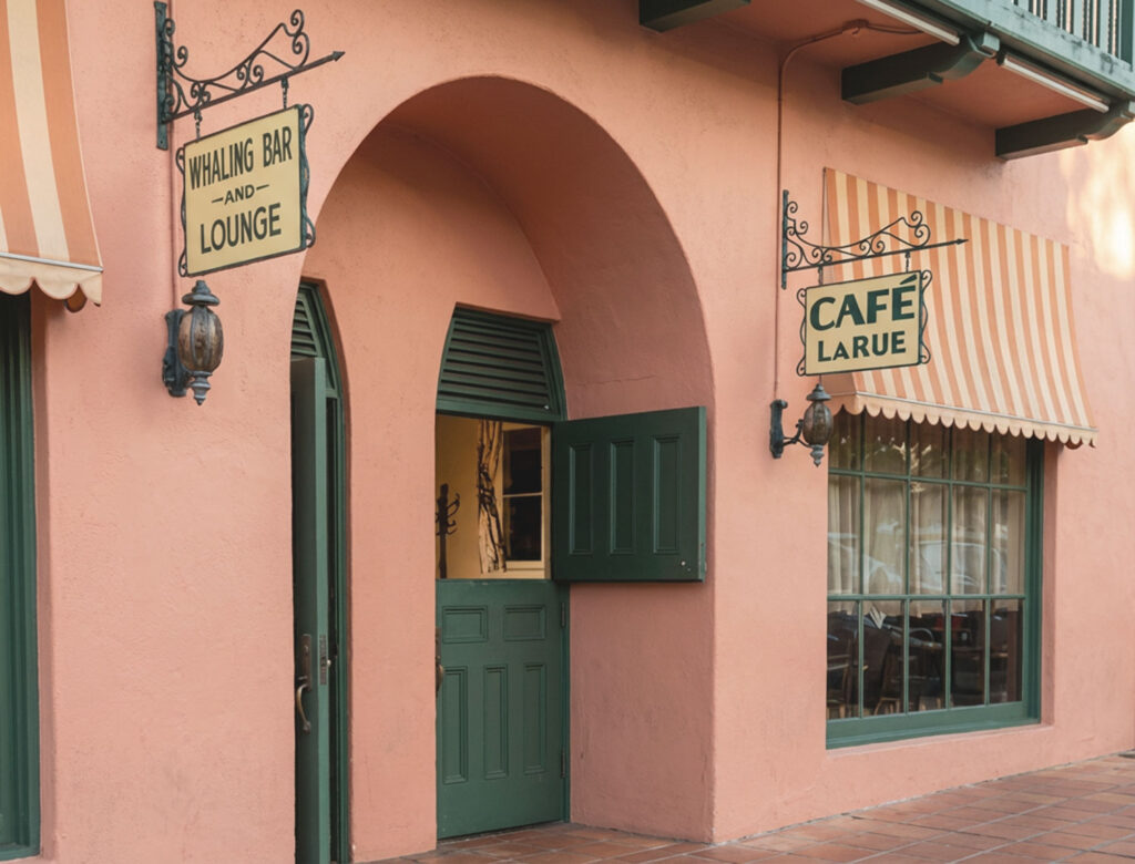 Whaling Bar and Cafe La Rue, La Valencia Hotel, 1953.