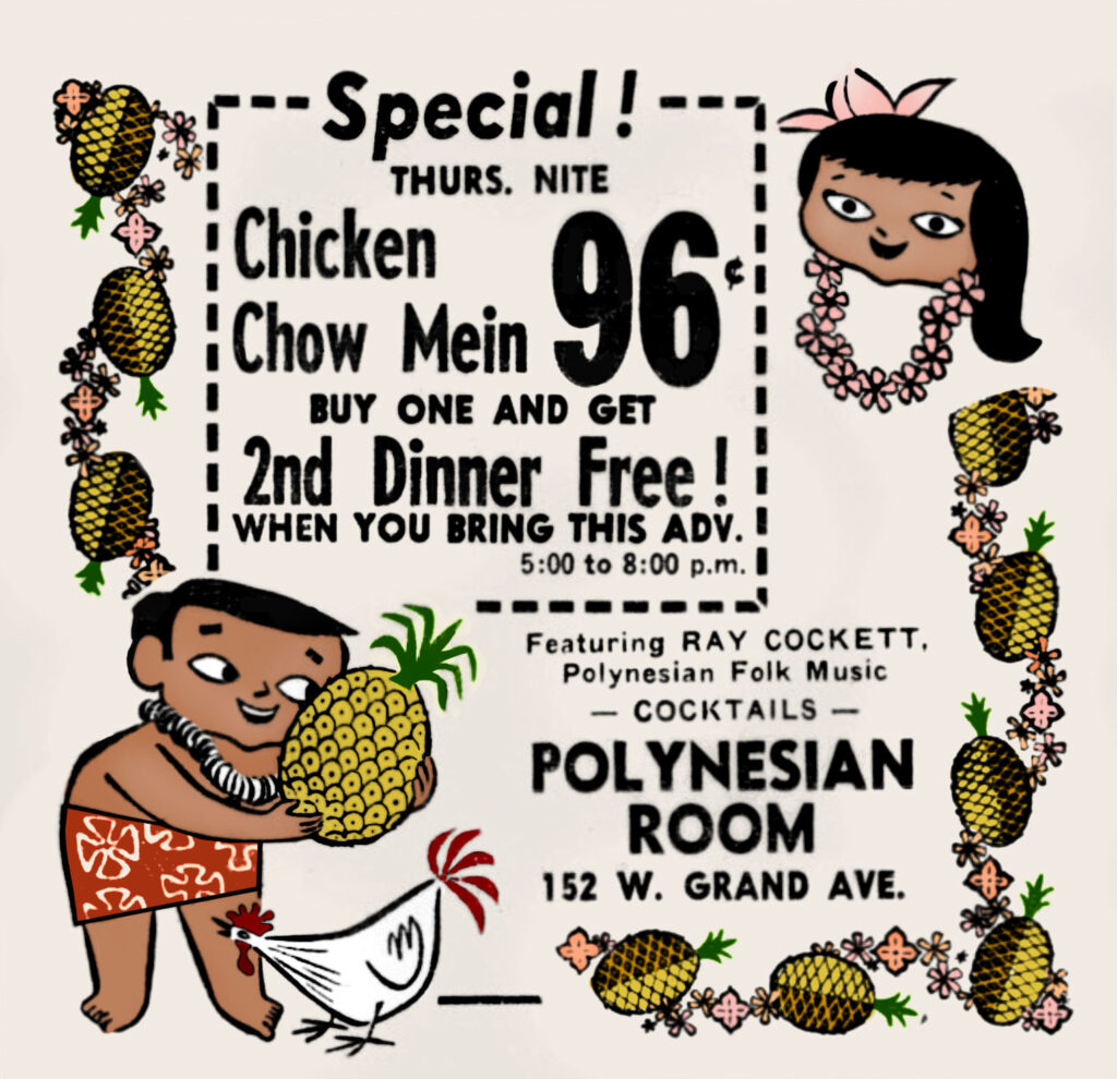 1965 10 13 Polynesian Room, Escondido ad NorthCountyTimes aie