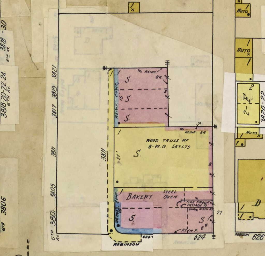 6th and Robinson Sanborn map